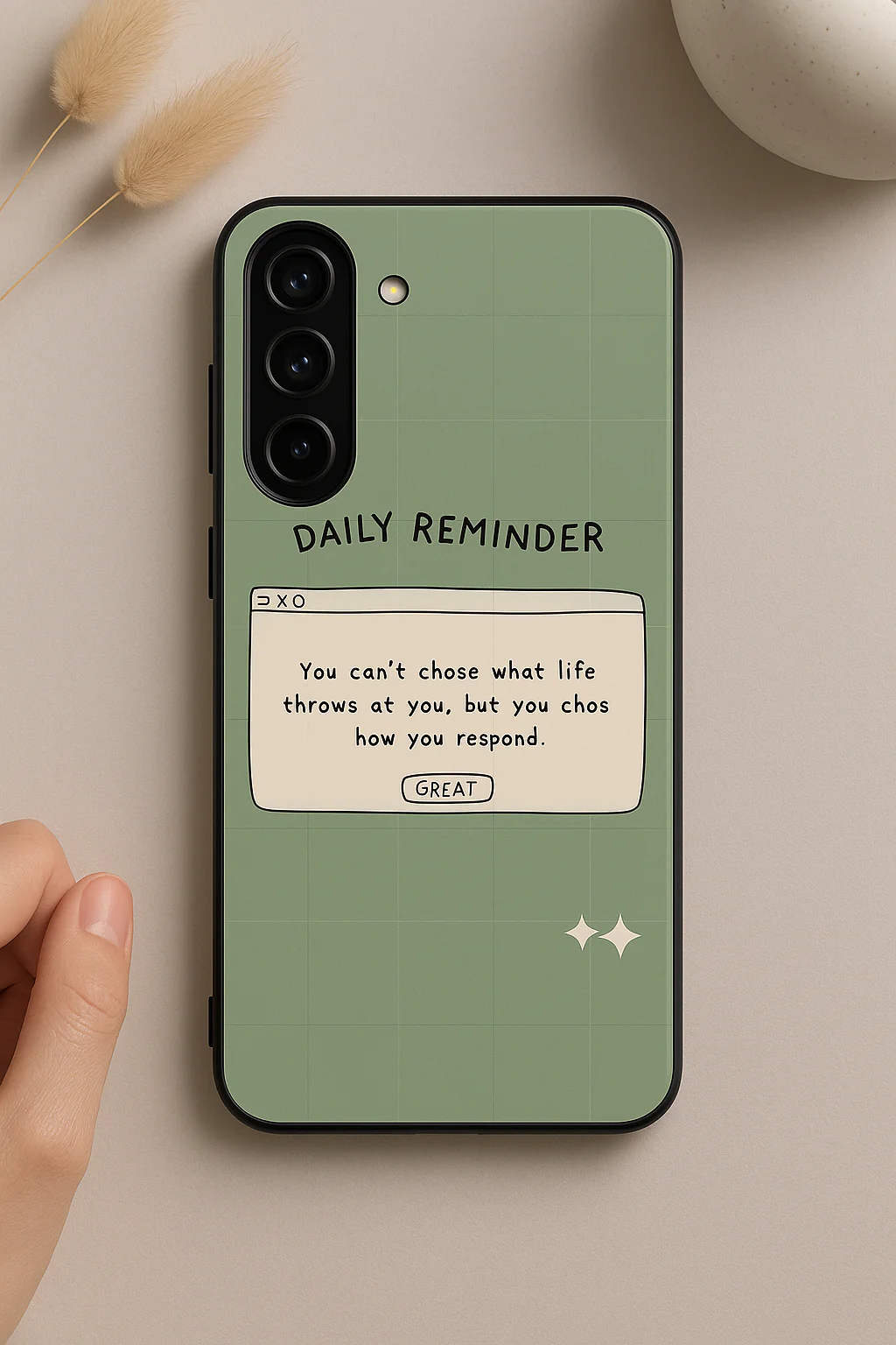 Respond Mode Premium Glass Back Cover For Galaxy S, A, M & F Series - Image 4