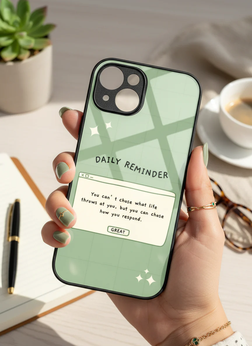 Respond Mode Premium Glass Back Cover For iPhone 11-17 Models - Image 11