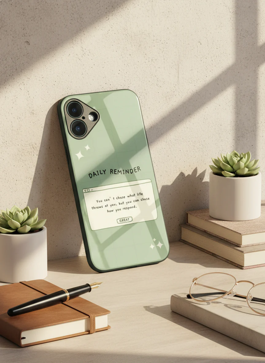 Respond Mode Premium Glass Back Cover For iPhone 11-17 Models - Image 6