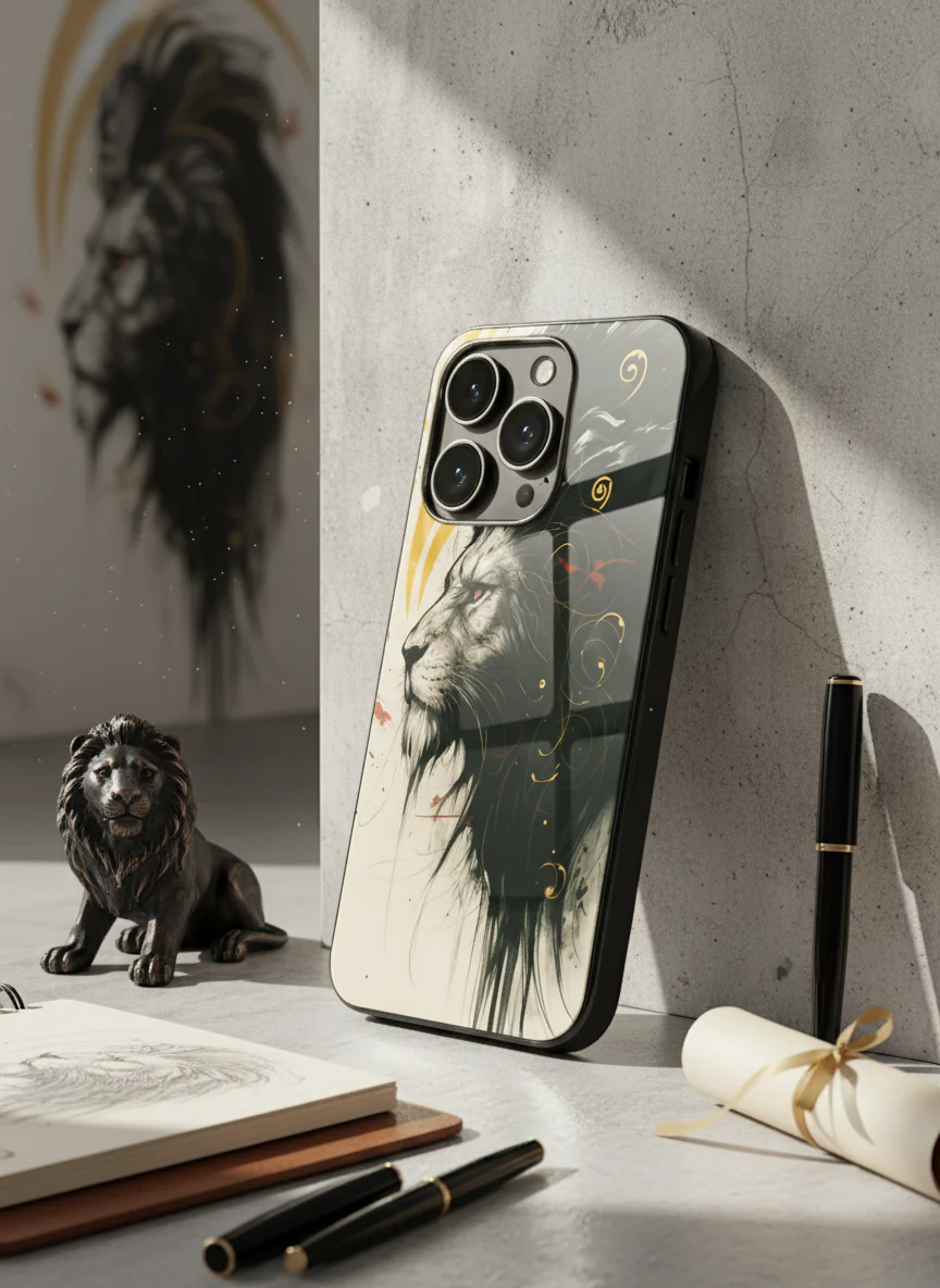 Roar Within Premium Glass Back Cover For iPhone 11-17 Models - Image 10