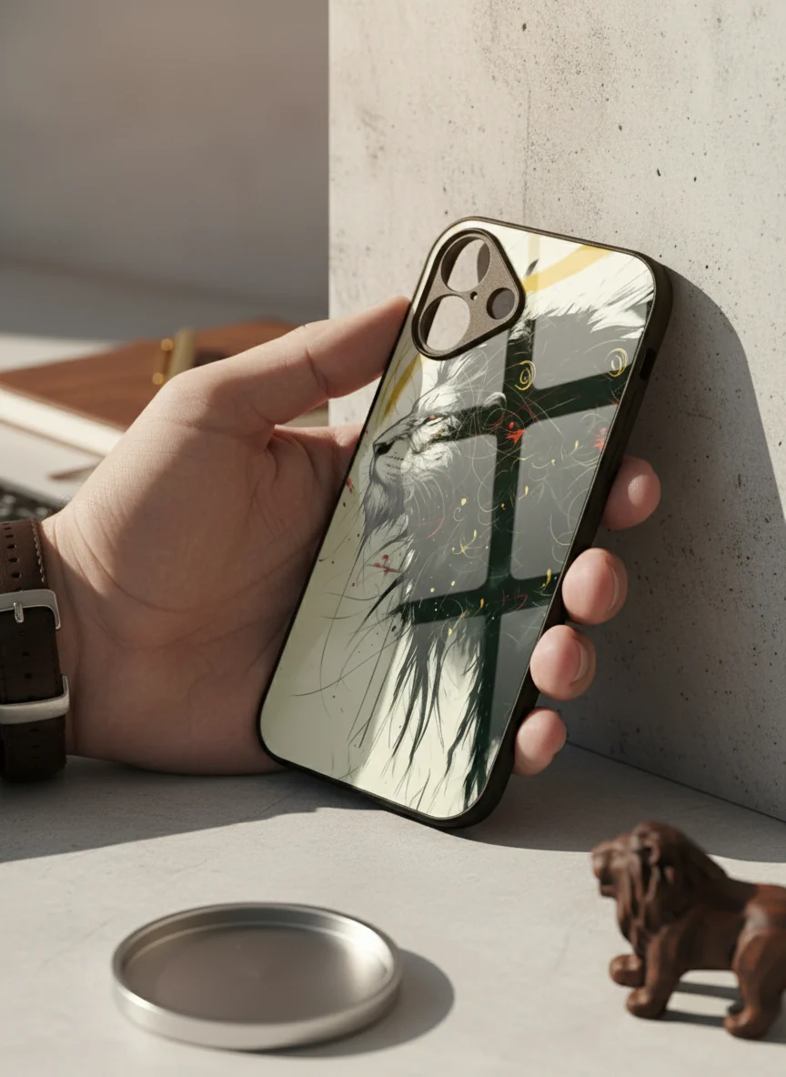 Roar Within Premium Glass Back Cover For iPhone 11-17 Models - Image 11