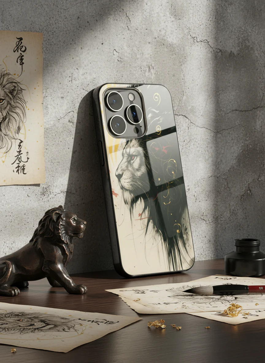 Roar Within Premium Glass Back Cover For iPhone 11-17 Models - Image 12