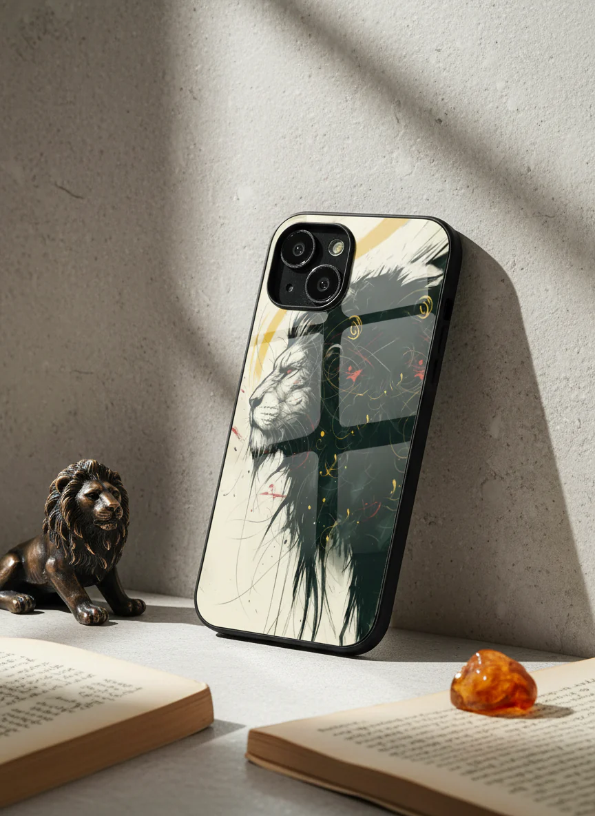 Roar Within Premium Glass Back Cover For iPhone 11-17 Models - Image 3