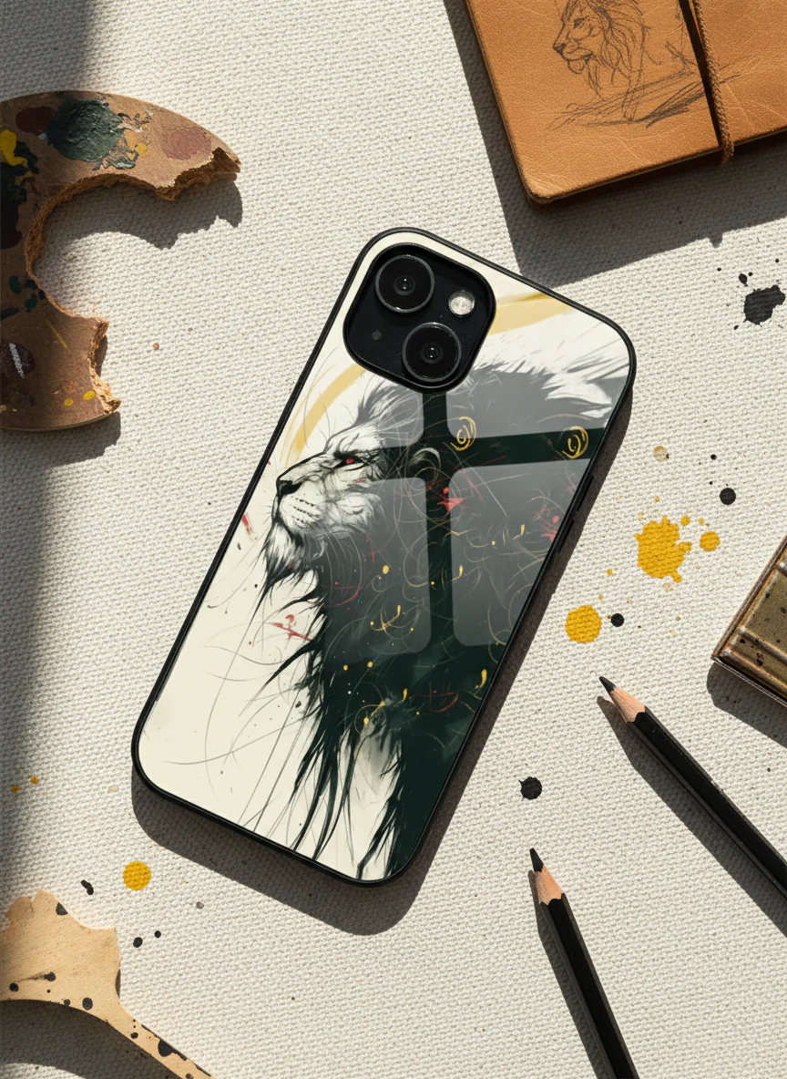 Roar Within Premium Glass Back Cover For iPhone 11-17 Models - Image 4