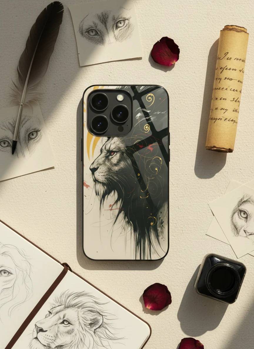 Roar Within Premium Glass Back Cover For iPhone 11-17 Models - Image 5