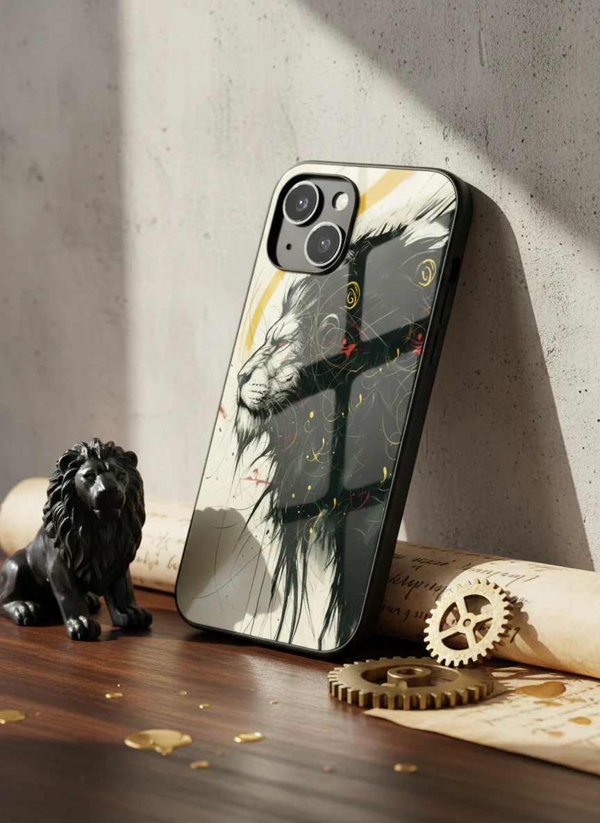 Roar Within Premium Glass Back Cover For iPhone 11-17 Models - Image 6