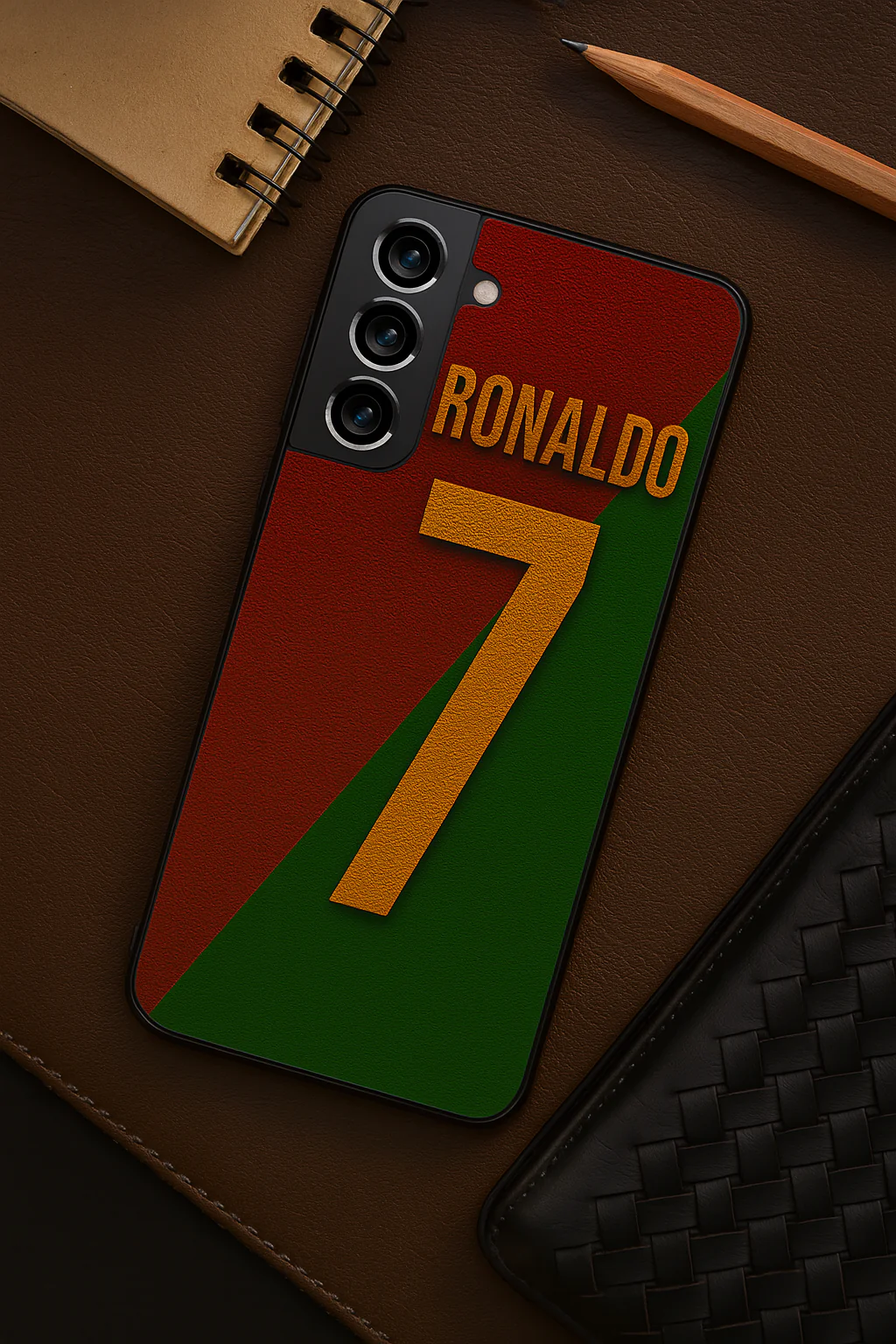 Ronaldo Royale Premium Glass Back Cover For Galaxy S, A, M & F Series - Image 12