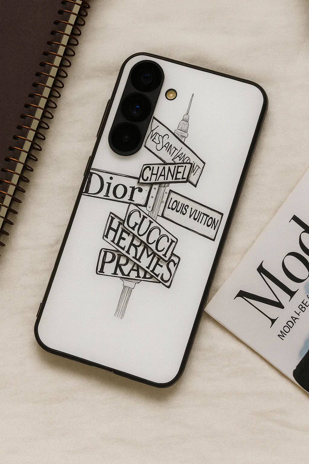 Runway Route Premium Glass Back Cover For Galaxy S, A, M & F Series - Image 10