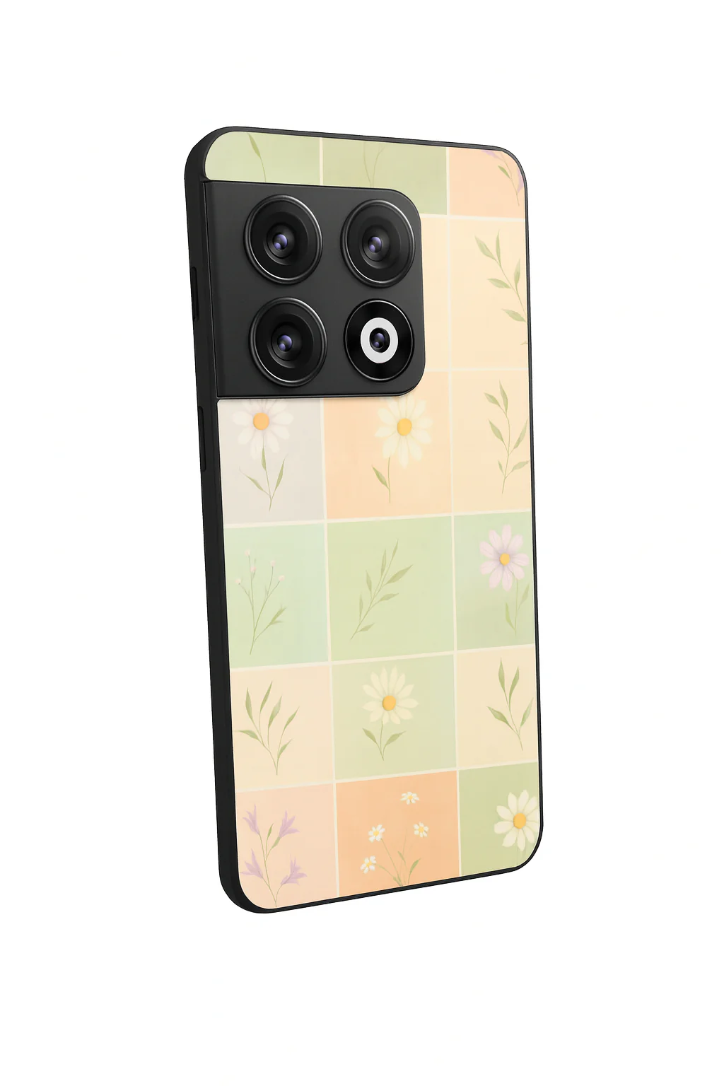 Sage Check Premium Glass Back Cover For One Plus 13, 12, 11, 10, Nord Series - Image 3