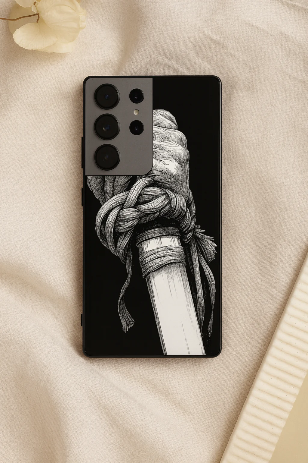 Samurai Grip Premium Glass Back Cover For Galaxy S, A, M & F Series - Image 4