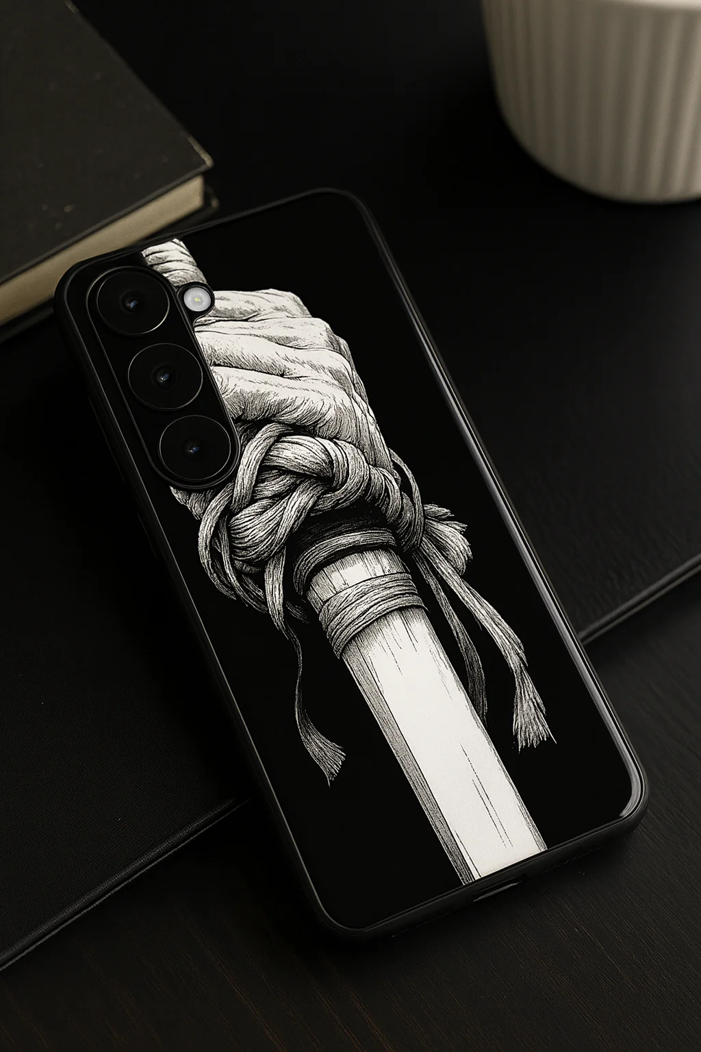 Samurai Grip Premium Glass Back Cover For Galaxy S, A, M & F Series - Image 5