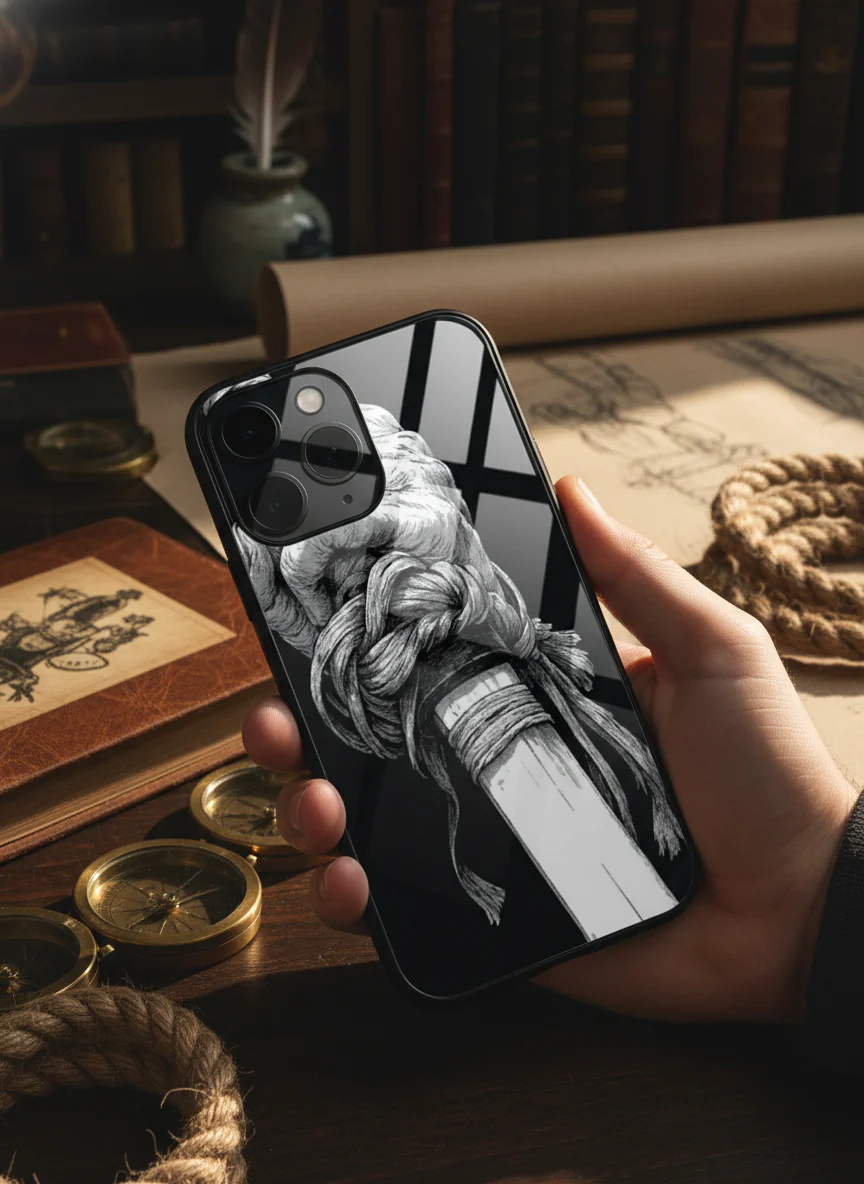 Samurai Grip Premium Glass Back Cover For iPhone 11-17 Models - Image 10
