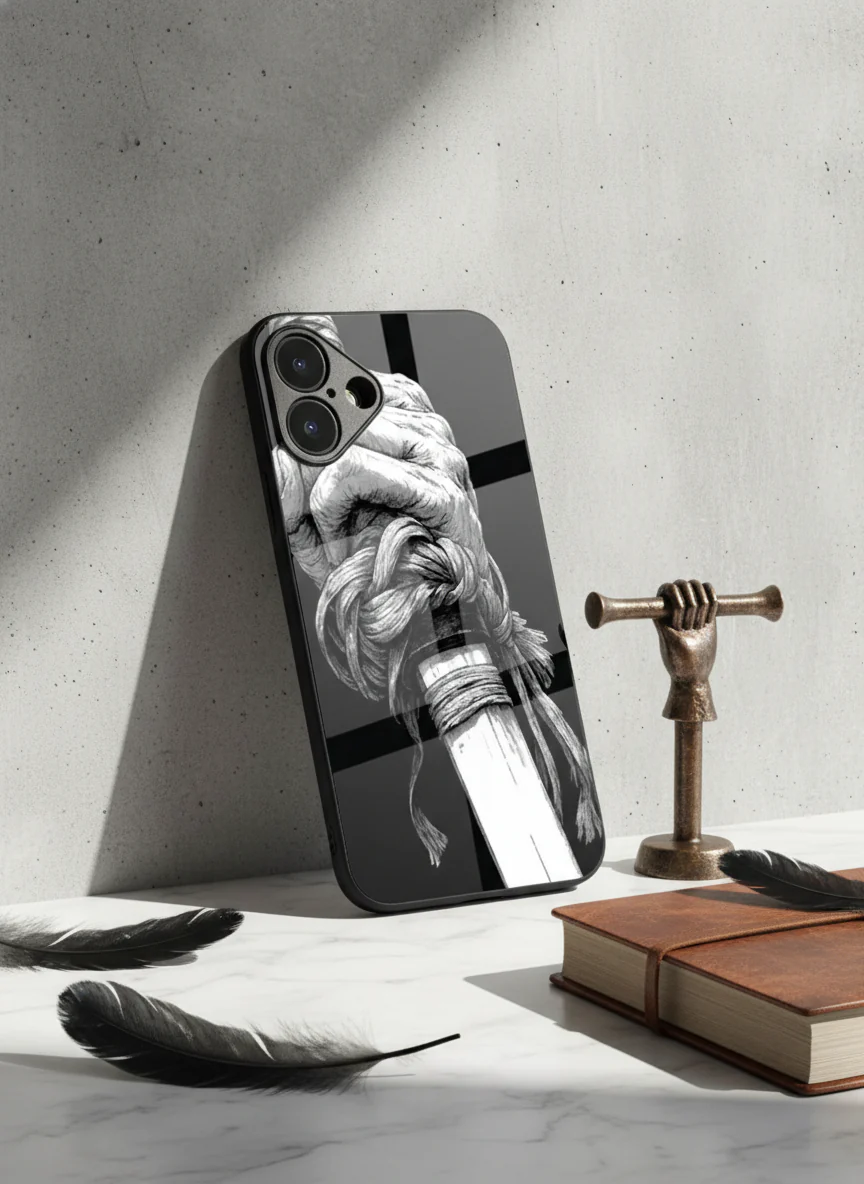 Samurai Grip Premium Glass Back Cover For iPhone 11-17 Models - Image 11