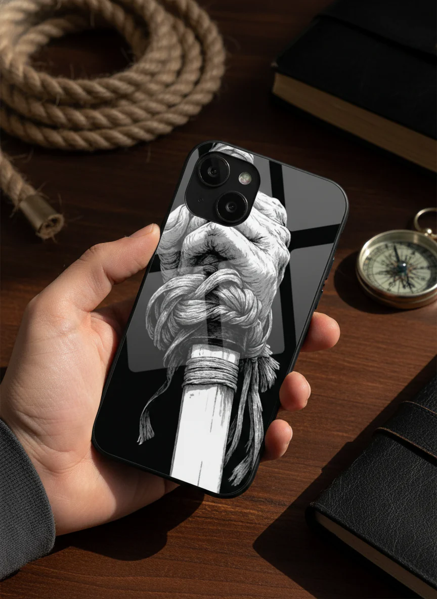 Samurai Grip Premium Glass Back Cover For iPhone 11-17 Models - Image 12