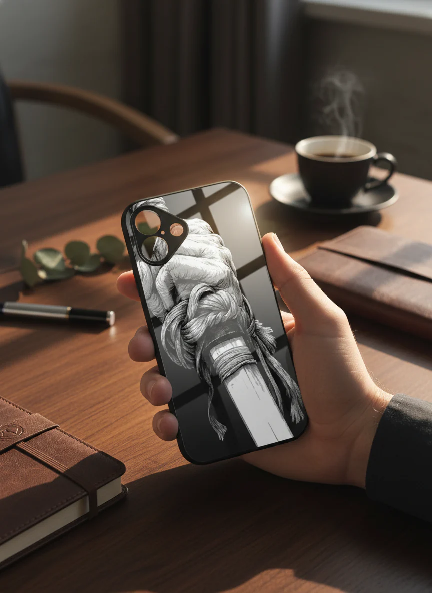 Samurai Grip Premium Glass Back Cover For iPhone 11-17 Models - Image 14