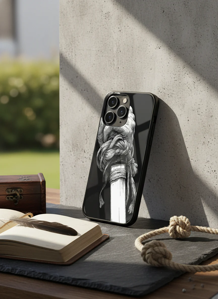 Samurai Grip Premium Glass Back Cover For iPhone 11-17 Models - Image 15