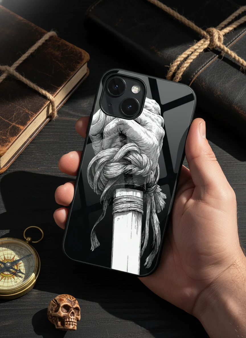 Samurai Grip Premium Glass Back Cover For iPhone 11-17 Models - Image 2
