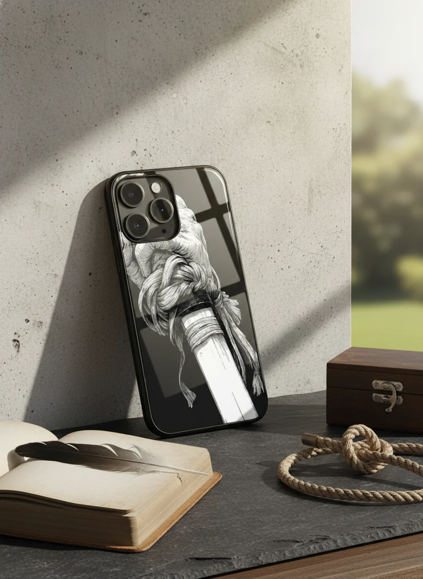 Samurai Grip Premium Glass Back Cover For iPhone 11-17 Models - Image 6