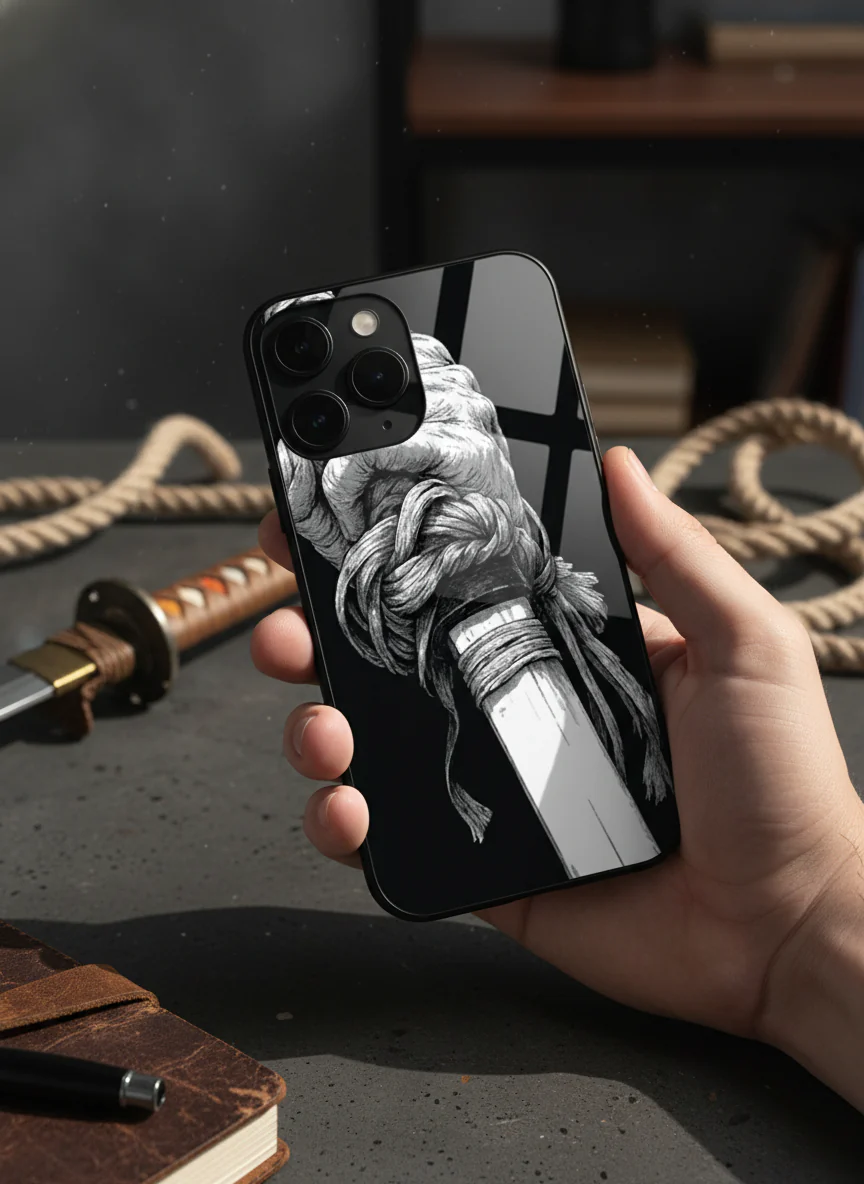 Samurai Grip Premium Glass Back Cover For iPhone 11-17 Models - Image 8