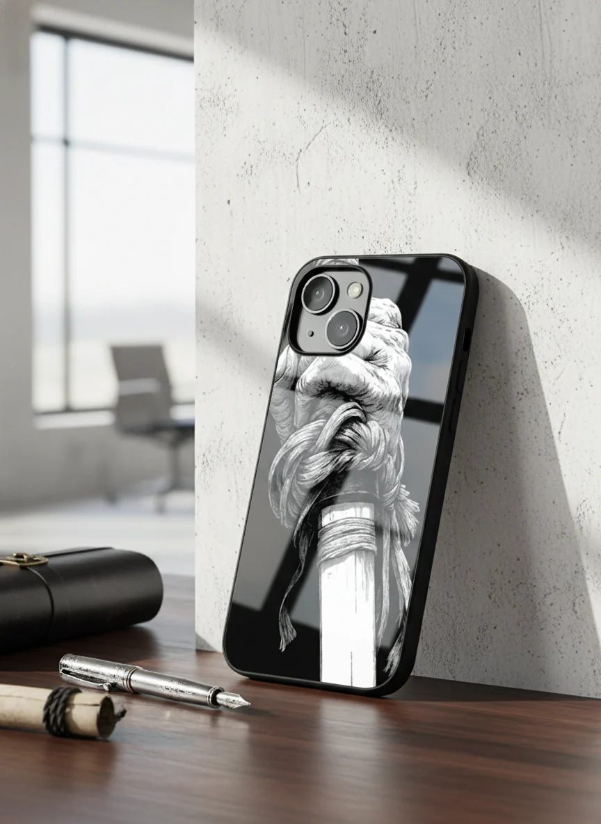 Samurai Grip Premium Glass Back Cover For iPhone 11-17 Models - Image 9