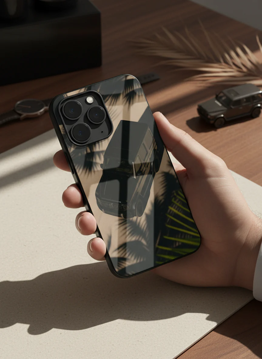Shadow Drive Premium Glass Back Cover For iPhone 11-17 Models - Image 11