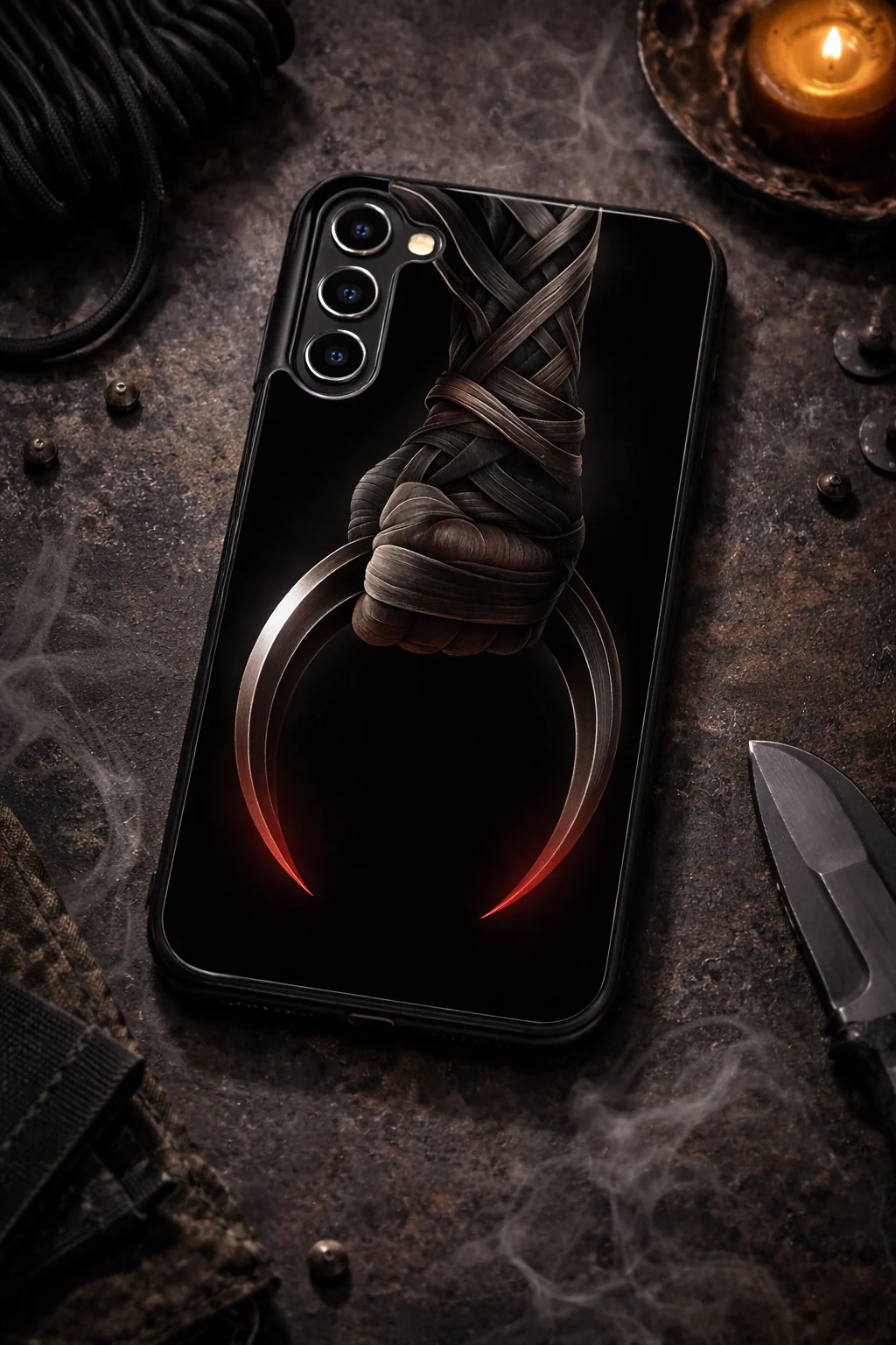 Shadowfang Premium Glass Back Cover For Galaxy S, A, M & F Series - Image 10
