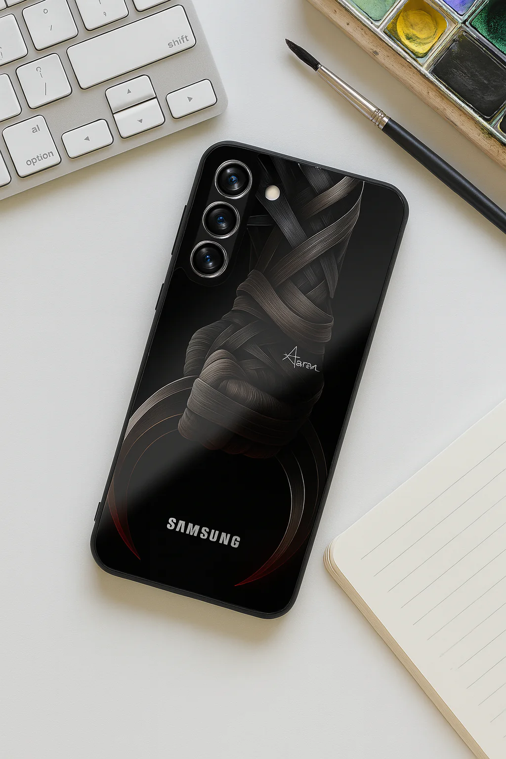 Shadowfang Premium Glass Back Cover For Galaxy S, A, M & F Series - Image 11