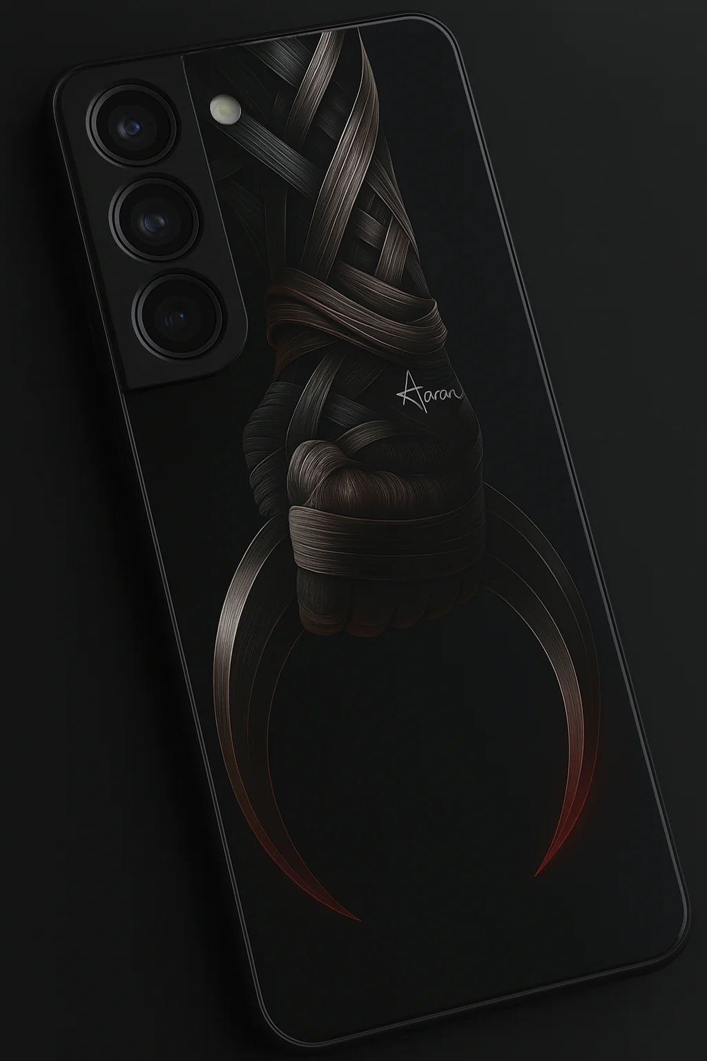 Shadowfang Premium Glass Back Cover For Galaxy S, A, M & F Series - Image 14