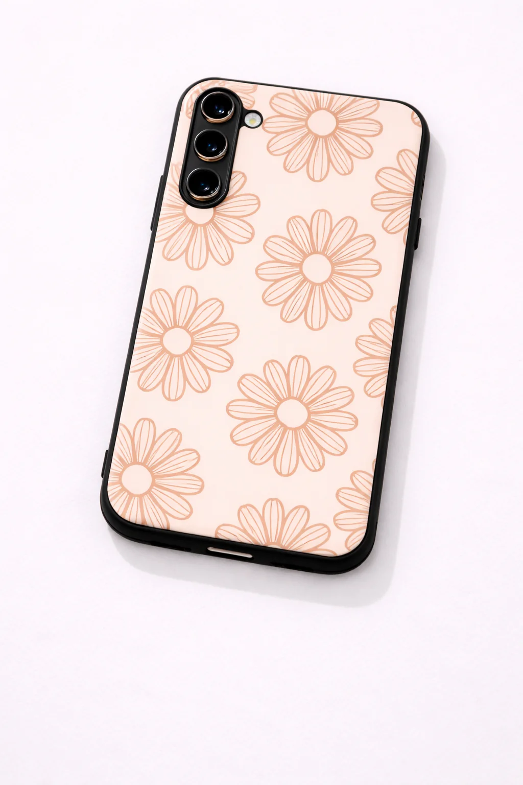 Sketch Petals Premium Glass Back Cover For Galaxy S, A, M & F Series - Image 5