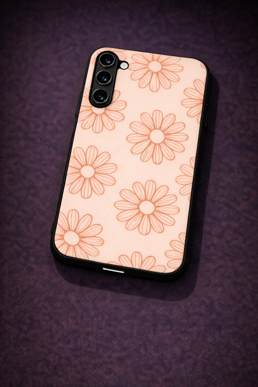 Sketch Petals Premium Glass Back Cover For Galaxy S, A, M & F Series - Image 7
