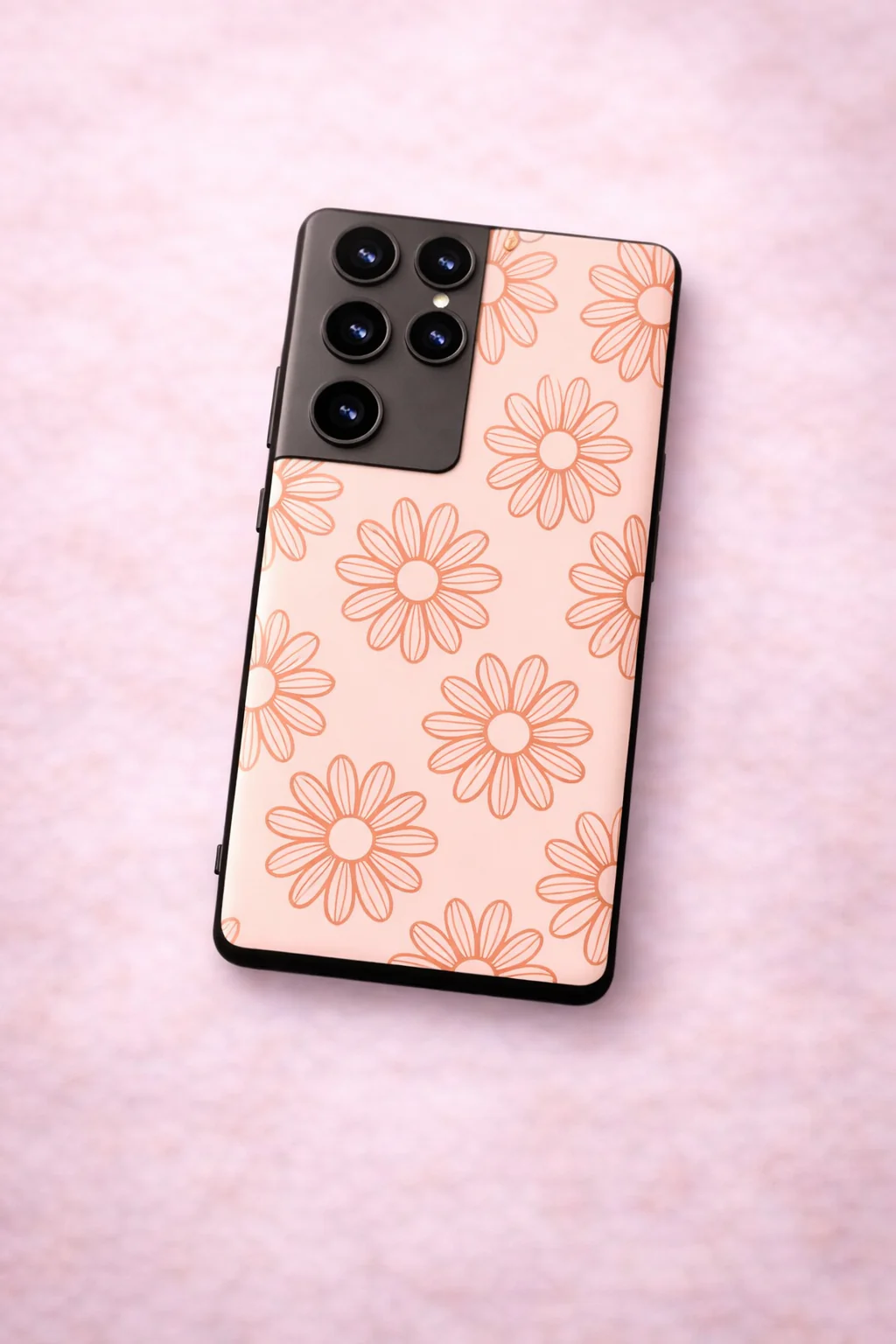 Sketch Petals Premium Glass Back Cover For Galaxy S, A, M & F Series - Image 8