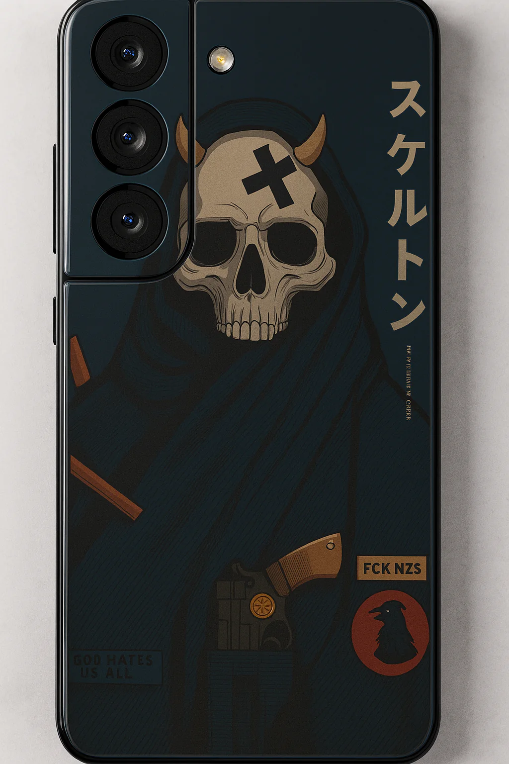 Skullbound Premium Glass Back Cover For Galaxy S, A, M & F Series - Image 6