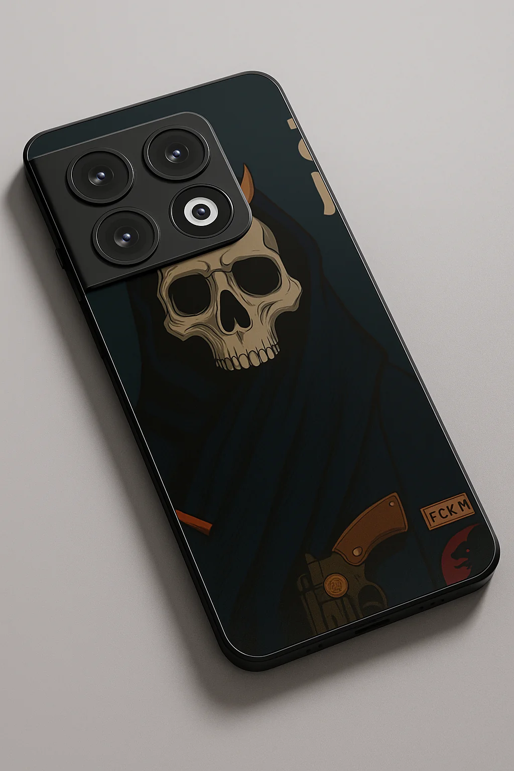 Skullbound Premium Glass Back Cover For One Plus 13, 12, 11, 10, Nord Serie - Image 5