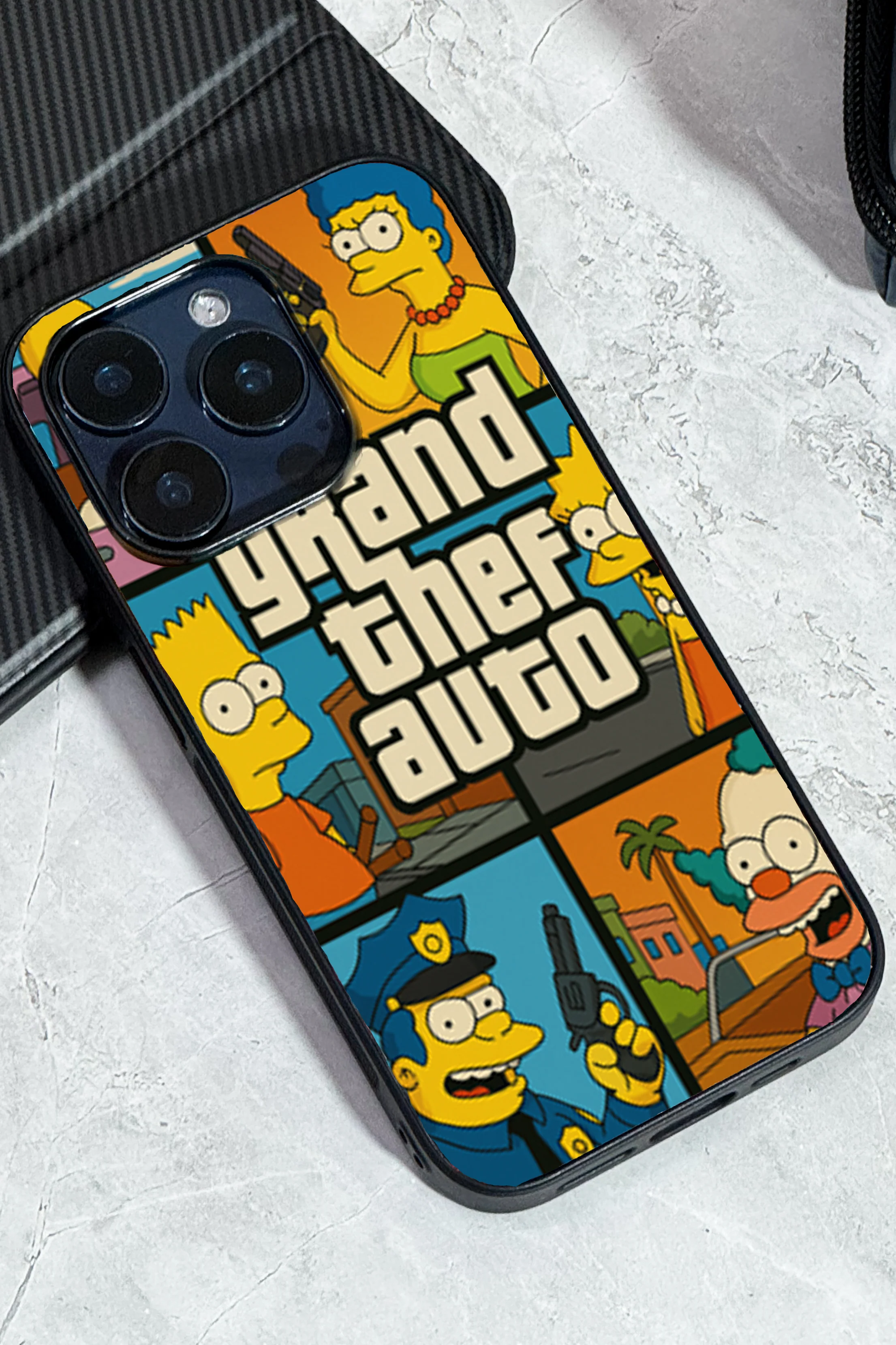 Springfield Auto Premium Glass Back Cover For iPhone 11-17 Models - Image 3