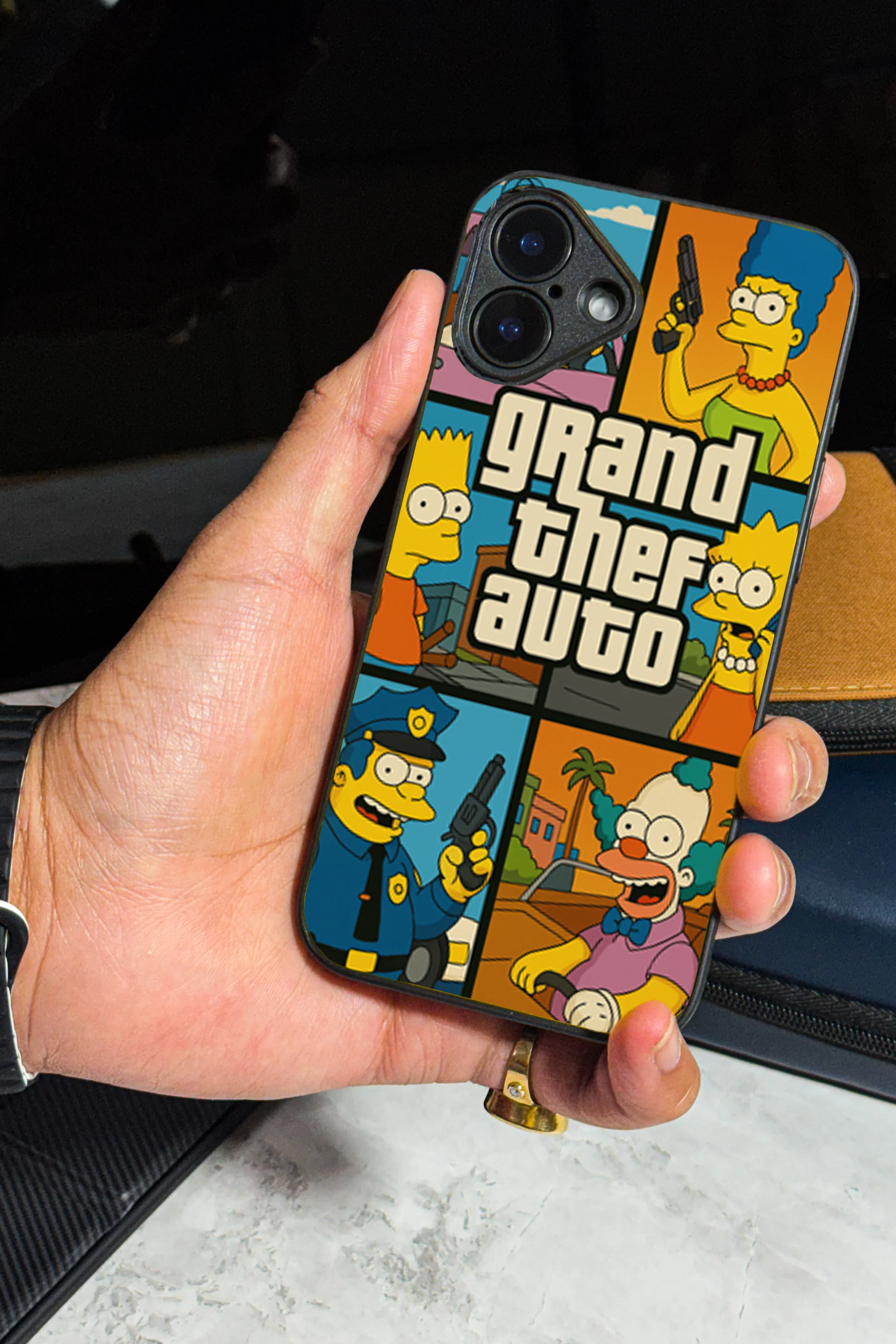 Springfield Auto Premium Glass Back Cover For iPhone 11-17 Models - Image 7