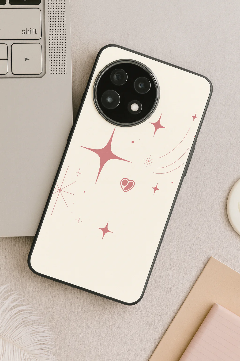 Starry Bliss Premium Glass Back Cover For One Plus 13, 12, 11, 10, Nord Series - Image 8