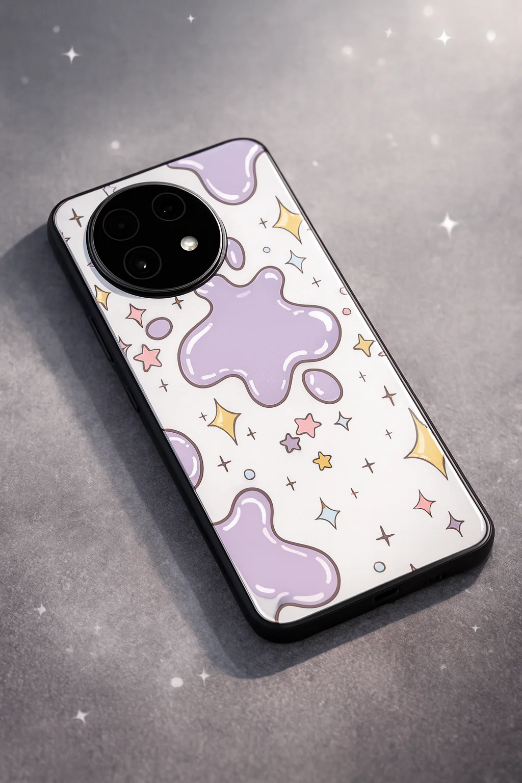 Starry Splash Glass Back Cover For One Plus 13, 12, 11, 10, Nord Series - Image 2