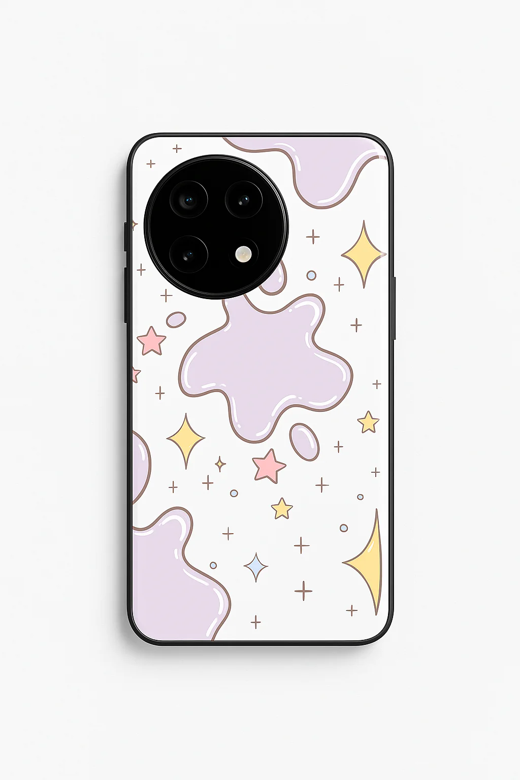 Starry Splash Glass Back Cover For One Plus 13, 12, 11, 10, Nord Series - Image 4