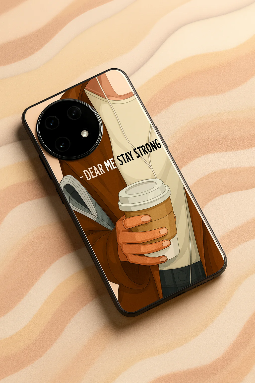 Stay Strong Glass Back Cover For One Plus 13, 12, 11, 10, Nord Series - Image 5