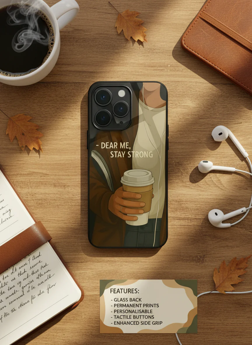 Stay Strong  Premium Glass Back Cover For iPhone 11-17 Models - Image 3