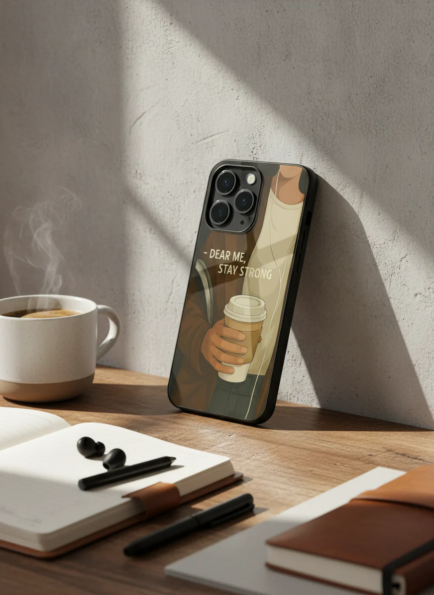 Stay Strong  Premium Glass Back Cover For iPhone 11-17 Models - Image 6