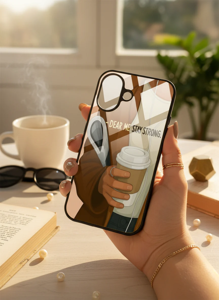 Stay Strong  Premium Glass Back Cover For iPhone 11-17 Models - Image 7