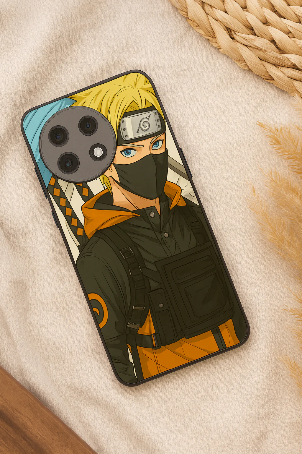 Stealthy Naruto Premium Glass Back Cover For One Plus 13, 12, 11, 10, Nord Series - Image 6