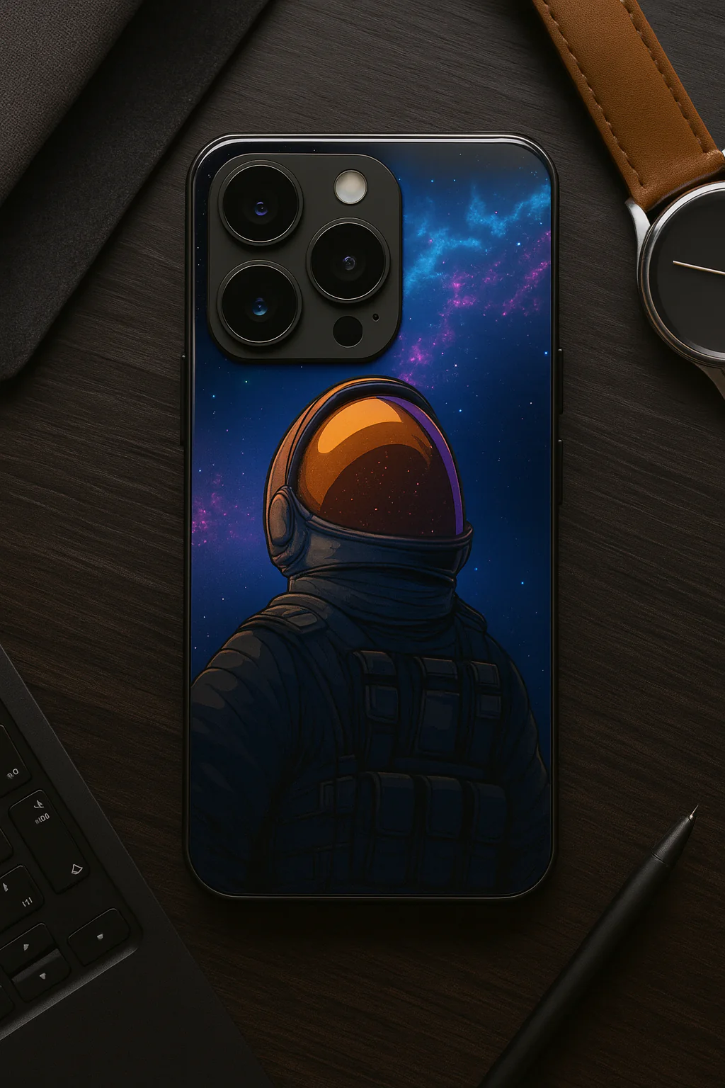 Stellar Void Premium Glass Back Cover For iPhone 11-17 Models - Image 5