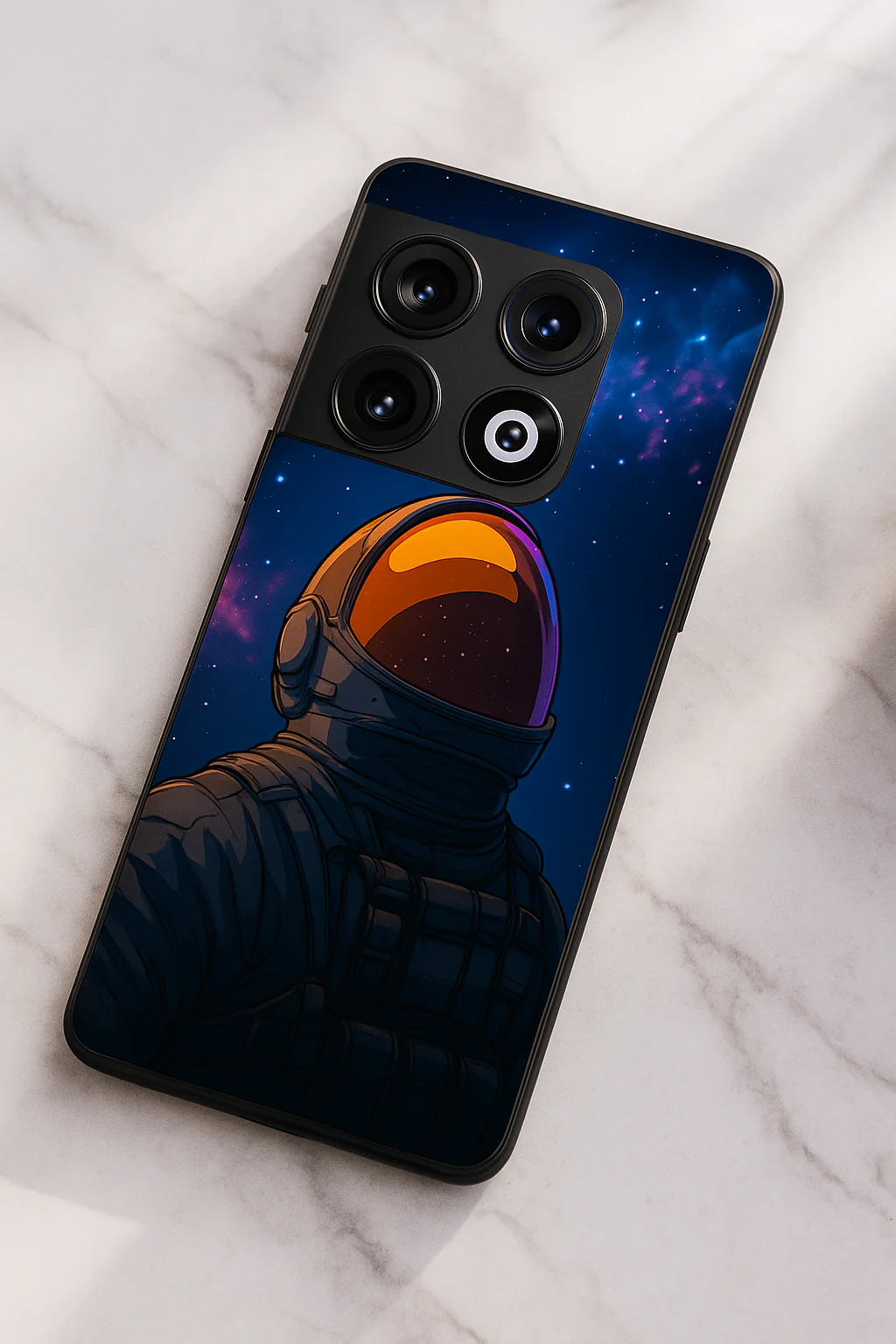 Stellar Void Premium Glass Back Cover For One Plus 13, 12, 11, 10, Nord Series - Image 3