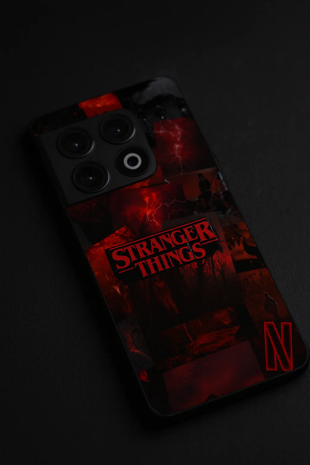 STRANGER THINGS- Red Realm Edit Premium Glass Back Cover For One Plus 13, 12, 11, 10, Nord Series - Image 2