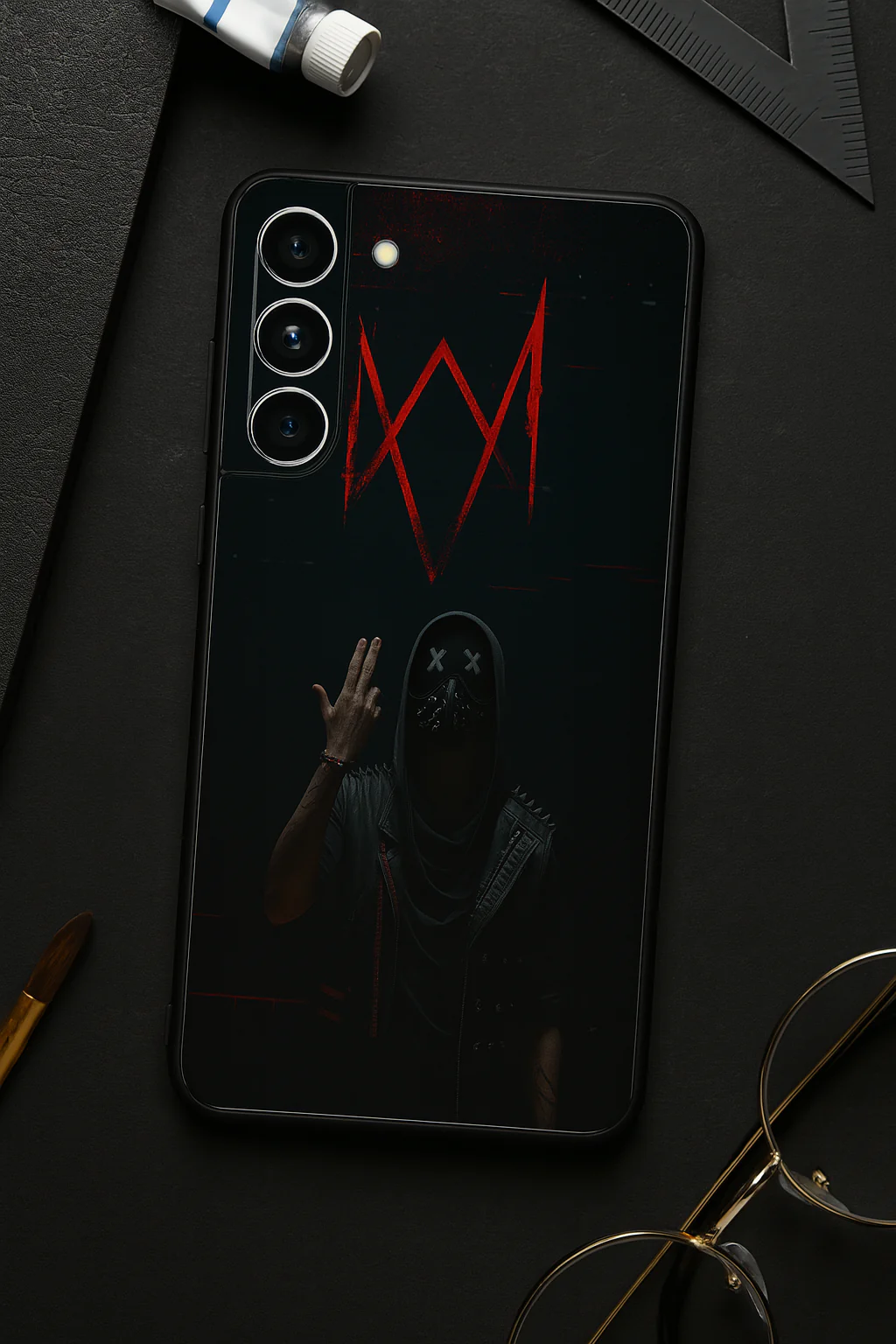 Symbol Premium Glass Back Cover For Galaxy S, A, M & F Series - Image 2