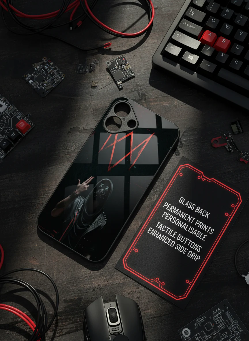 Symbol Premium Glass Back Cover For iPhone 11-17 Models - Image 2