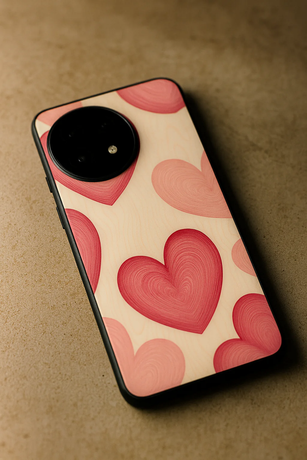 The Candy Hearts Glass Back Cover For One Plus 13, 12, 11, 10, Nord Series - Image 5