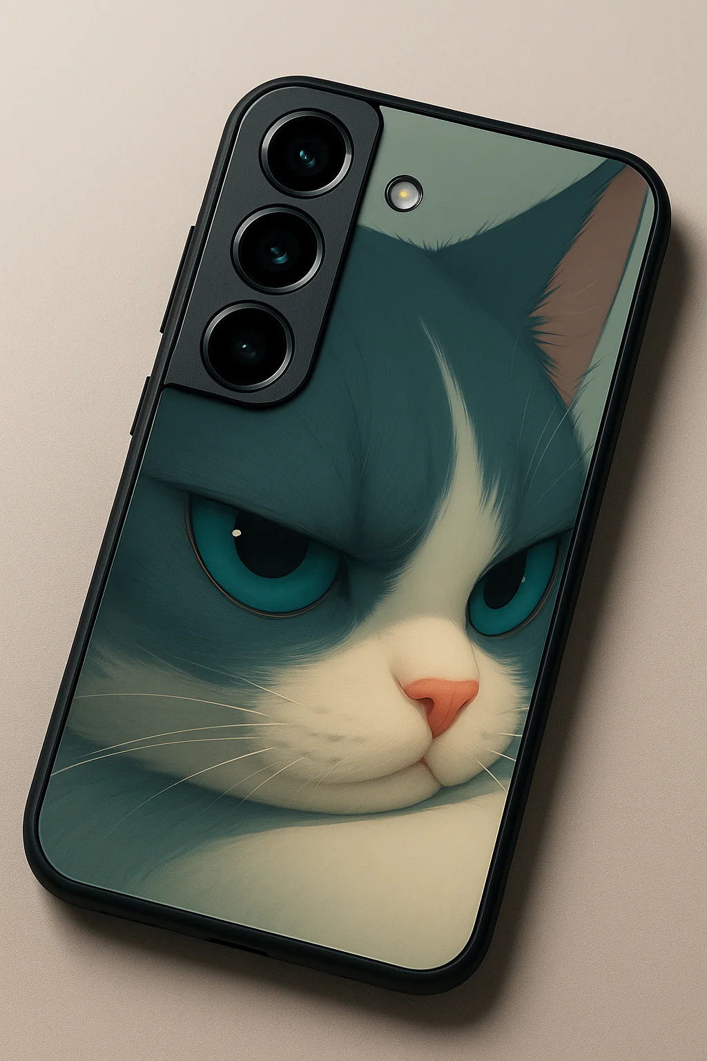 The Grump Cat Premium Glass Back Cover For Galaxy S, A, M & F Series - Image 5